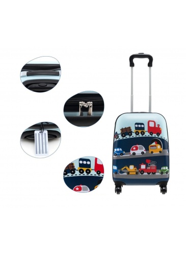 Kids trolley + backpack CARS