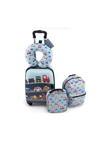 Kids set of 5  SUITCASE CARS