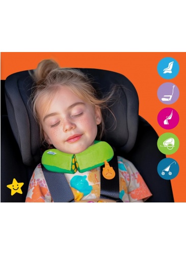 Trunki baby pillow Dudley Dinozaur green