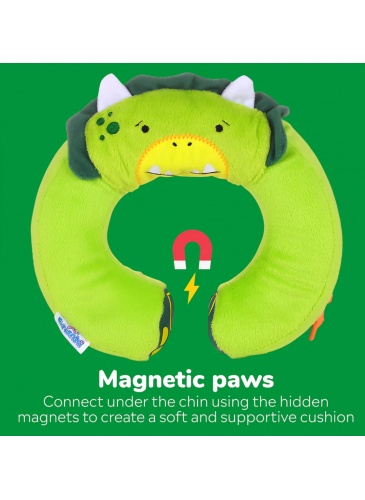 Trunki baby pillow Dudley Dinozaur green