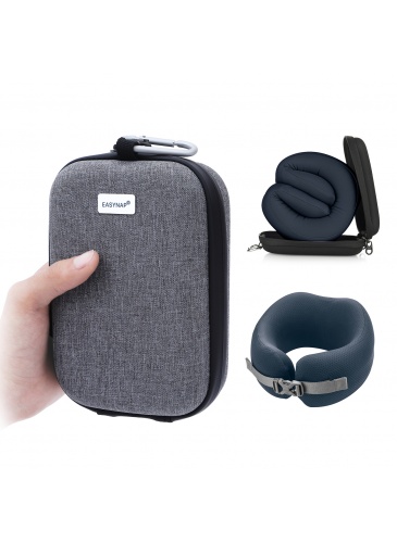 Pocket Pilllow with hard case Smartrip Midnight Navy L