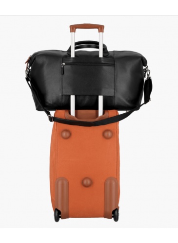 Travel Bag 50 cm JUMP UPPSALA LEATHER Noir