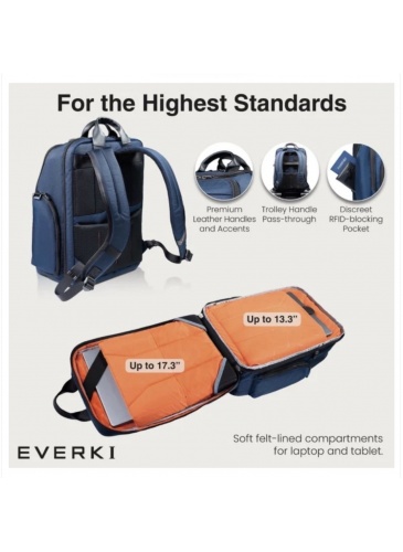 Business backpack EVERKI 17.3