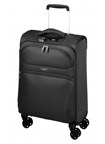 Чемодан 55 cm D&N Lederwaren Black