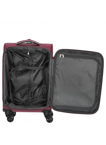 Trolley 55 cm D&N Lederwaren Purple