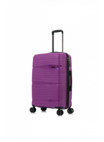 Trolley 55 cm D&N Lederwaren Purple