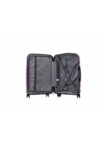 Trolley 55 cm D&N Lederwaren Purple