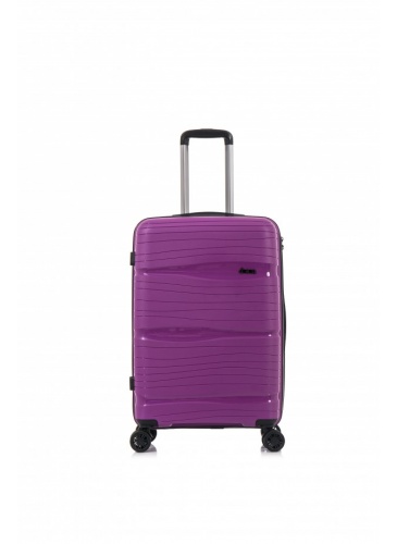 Trolley 55 cm D&N Lederwaren Purple