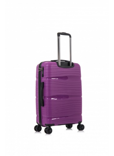 Trolley 55 cm D&N Lederwaren Purple