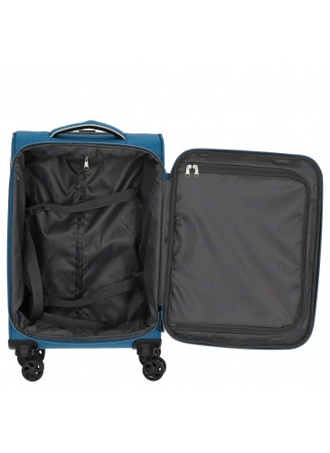 Koferis 55 cm D&N Lederwaren Zils