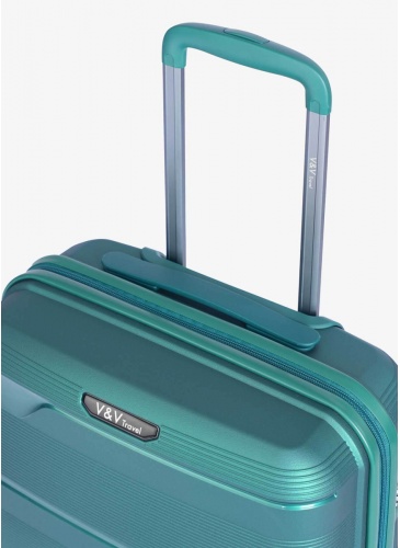 Trolley 55 cm  V&V METALLO green