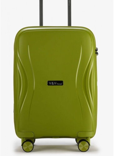 Trolley 55 cm  V&V TRAVEL FLASH LIGHT olive