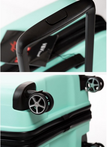 Trolley 55 cm  V&V TRAVEL FLASH LIGHT Tiffany