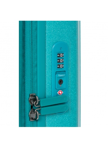 Trolley 55 см MANDARINA DUCK LOGODUCK+  Glitter green