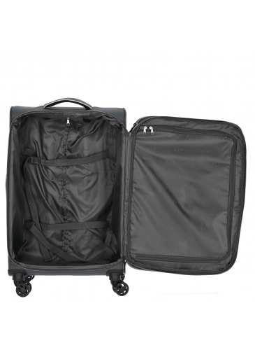 Trolley 66 cm D&N Lederwaren Grey