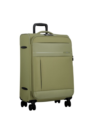 Trolley 67 cm  JUMP MONTHELYS medium Expandable 4 wheels GREEN