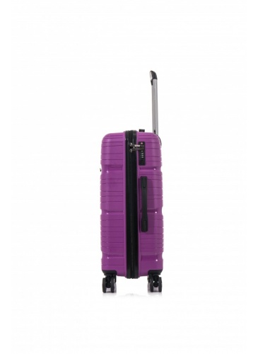 Trolley 69 cm D&N Lederwaren Purple