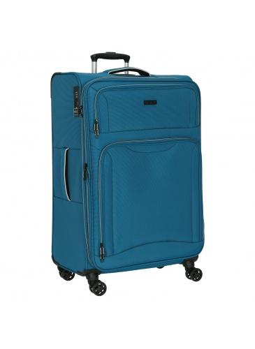 Trolley 76 cm D&N Lederwaren Blue