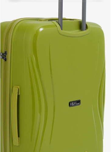 Trolley 76 cm  V&V TRAVEL FLASH LIGHT olive
