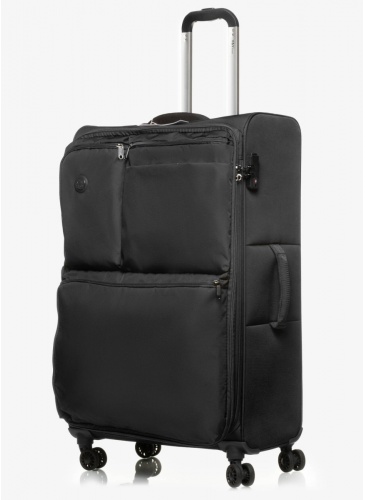 Trolley 77 cm  V&V TRAVEL One Life black