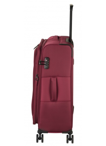 Trolley 78 cm D&N Lederwaren Bordo
