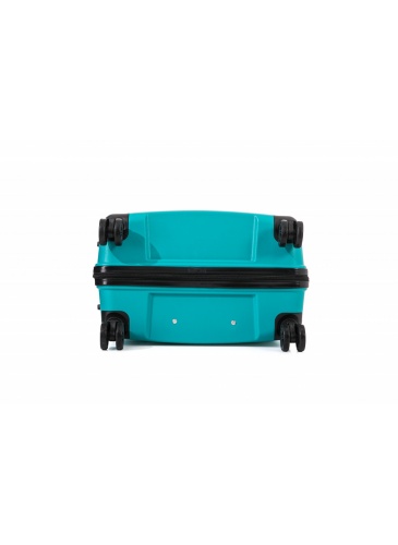Trolley 78 cm D&N Lederwaren Petrol
