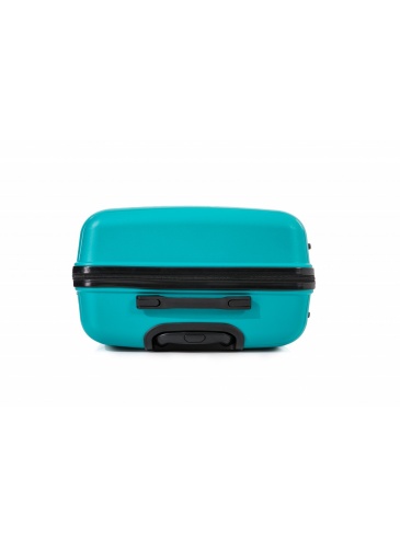 Trolley 78 cm D&N Lederwaren Petrol
