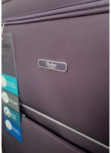 Trolley Goby London Light Weight Soft Luggage 68 cm Violet