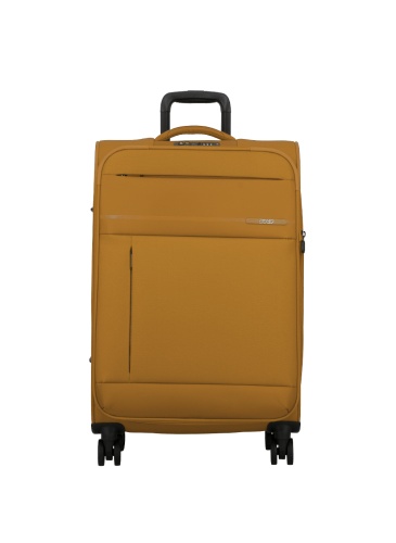 Trolley JUMP MONTHELYS medium Expandable 4 wheels Yellow