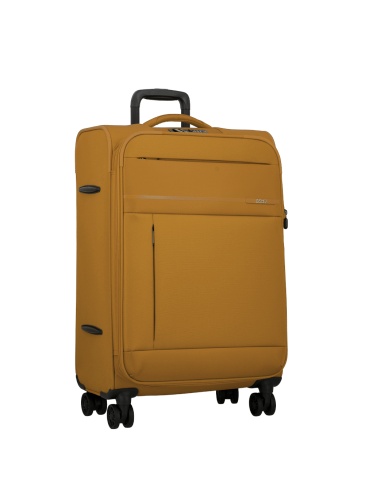 Trolley JUMP MONTHELYS medium Expandable 4 wheels Yellow