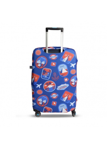Luggage Cover 55 cm BG Berlin TRAVEL STAMPS S