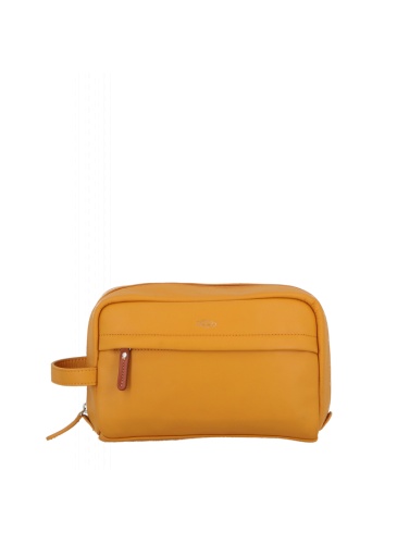 Toiletry Bag JUMP UPPSALA LEATHER CURRY