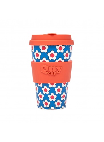Mug QuyCup 400 ml  RePET Daisy Blue
