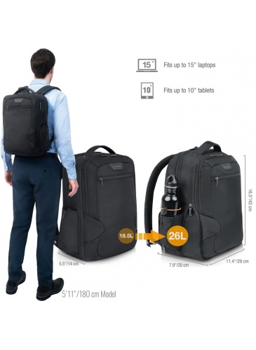 Backpack EVERKI 14 STUDIO Expandable ECO