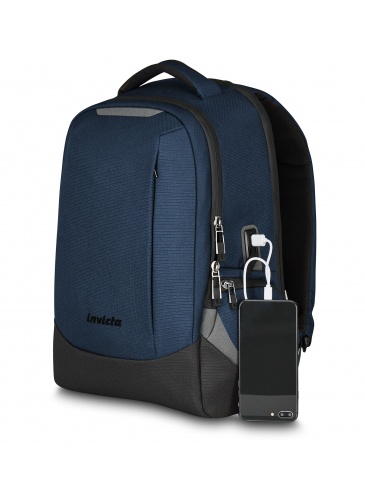 Backpack INVICTA MATE S 15.6'  NAVY