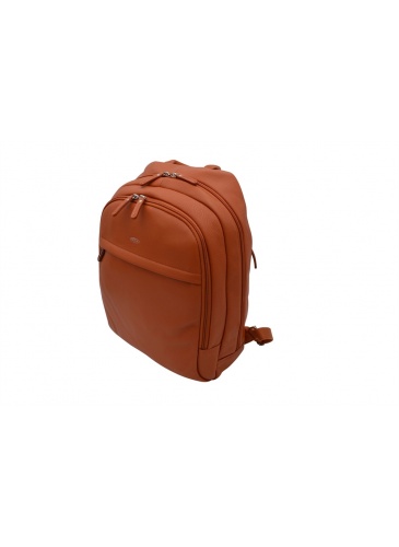 Backpack JUMP UPPSALA  LEATHER 15 terracotta
