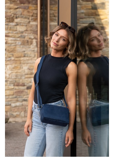 Shoulder bag JUMP UPPSALA Soft Navy