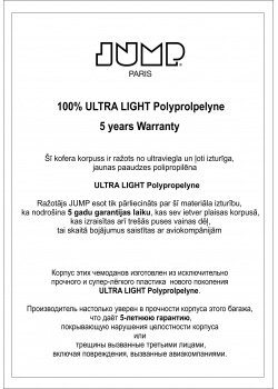 Cabin Baggage 55x40x20 cm JUMP EVAE ANTHRACITE ulta-light