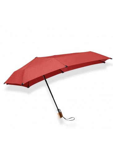 Foldable umbrella mini automatic deluxe red