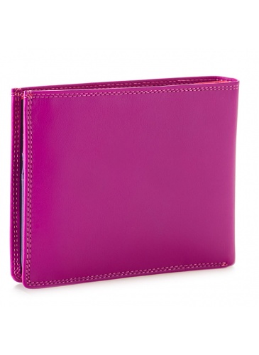 Mens leather wallet Mywalit Sangria Multi