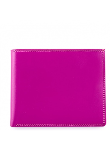 Mens leather wallet Mywalit Sangria Multi
