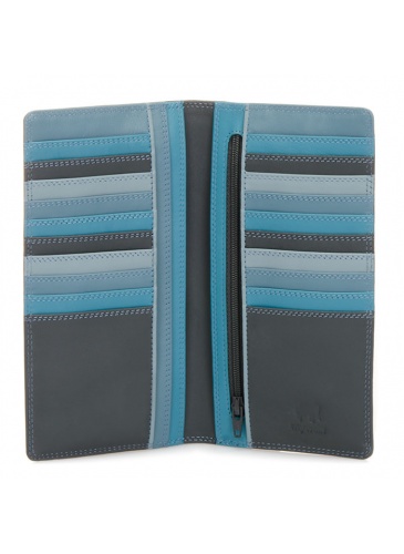 Mens leather wallet Mywalit Smokey Grey