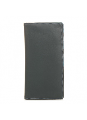 Mens leather wallet Mywalit Smokey Grey